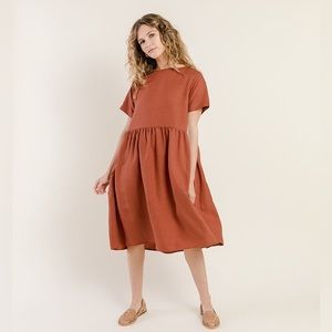 Tradlands nico dress rust large
